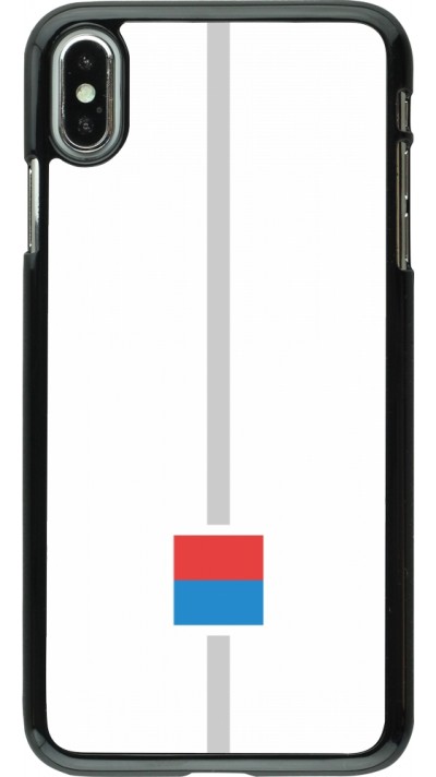Coque iPhone Xs Max - Canton TI blanc