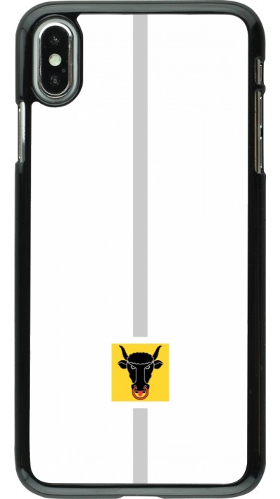 Coque iPhone Xs Max - Canton UR blanc