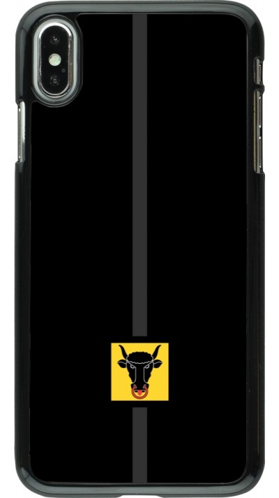 Coque iPhone Xs Max - Canton UR noir