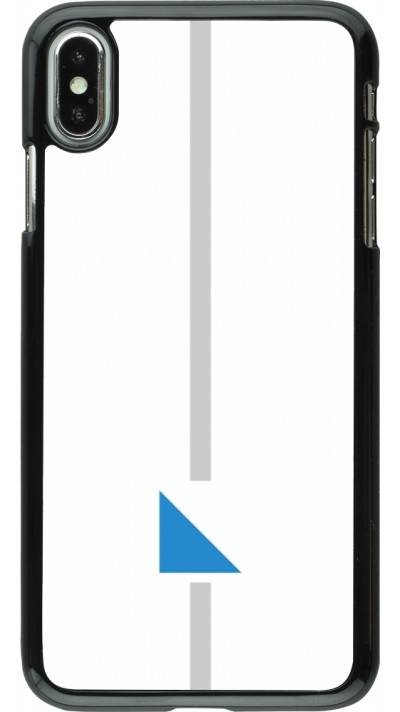 Coque iPhone Xs Max - Canton ZH blanc