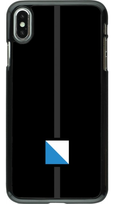 Coque iPhone Xs Max - Canton ZH noir