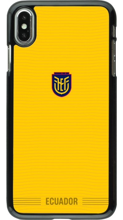 Coque iPhone Xs Max - Maillot de football Équateur 2026 personnalisable