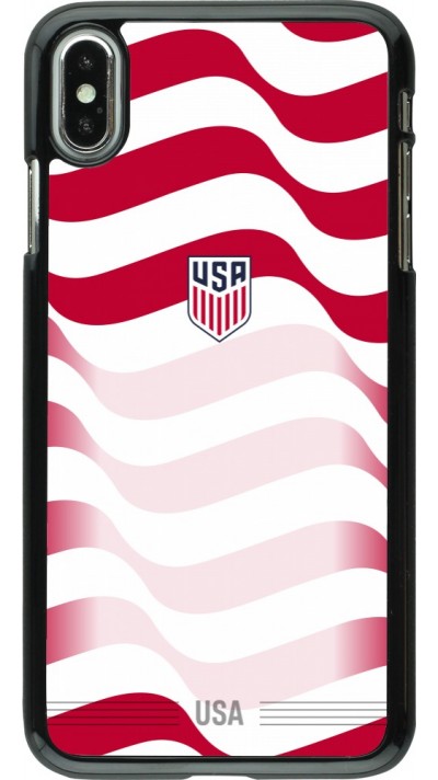 Coque iPhone Xs Max - Maillot de football États-Unis 2026 personnalisable