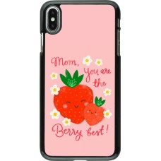 Coque iPhone Xs Max - Mom 2026 Berry best