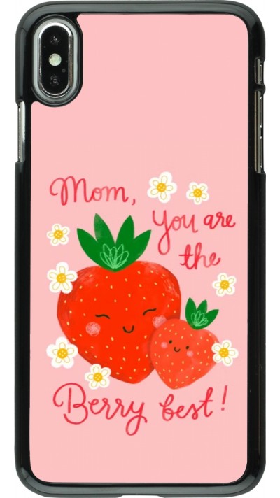 Coque iPhone Xs Max - Mom 2026 Berry best