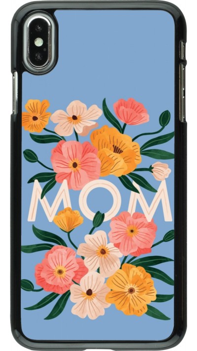 Coque iPhone Xs Max - Mom 2026 Flowers