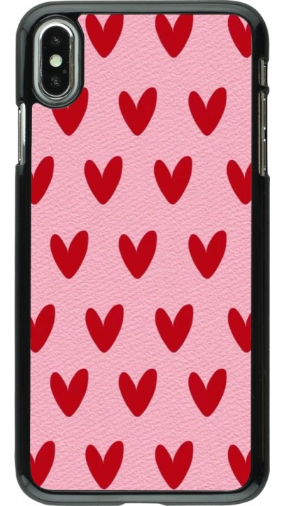 Coque iPhone Xs Max - Saint Valentines Day 26 Pattern heart