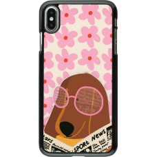 Coque iPhone Xs Max - Dog with newspaper Spring 2026