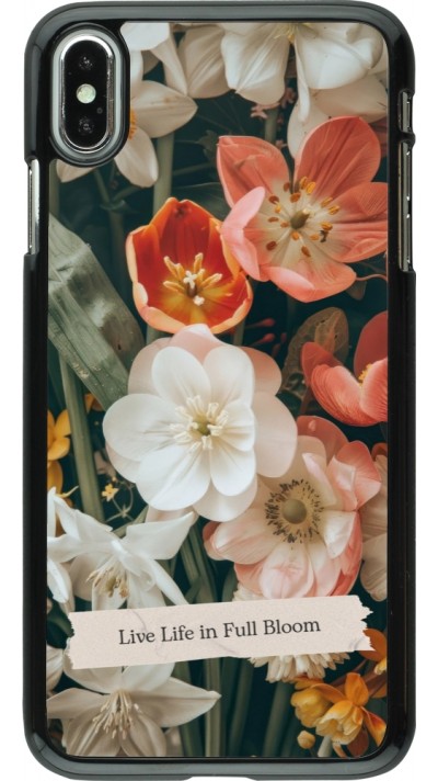 iPhone Xs Max Case Hülle - Full Bloom Spring 2026