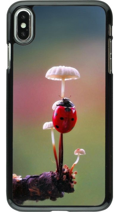 iPhone Xs Max Case Hülle - Ladybird on a mushroom Spring 2026