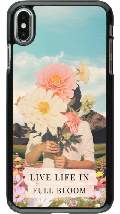 iPhone Xs Max Case Hülle - Live life in full moon Spring 2026