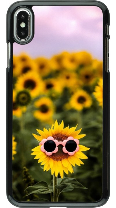 iPhone Xs Max Case Hülle - Sunflower with glasses Spring 2026