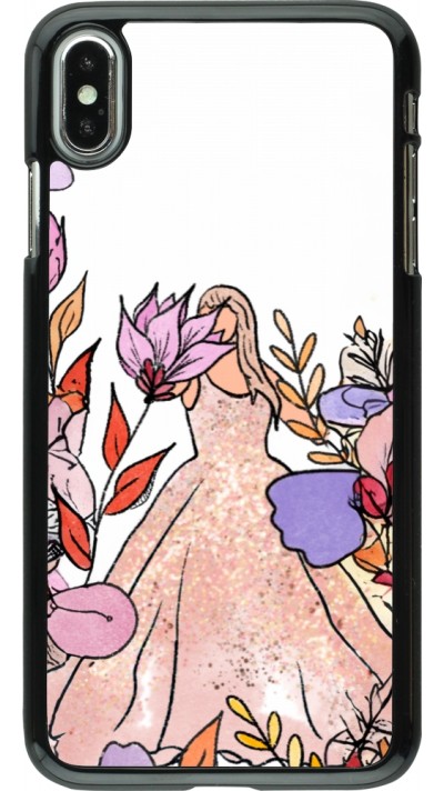 Coque iPhone Xs Max - Taylor Swift Sketch - White