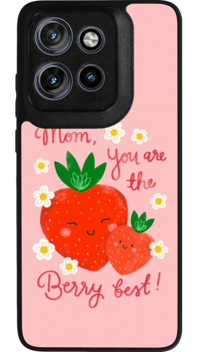 Motorola Moto S50 Case Hülle - Silikon schwarz Mom 2026 Berry best