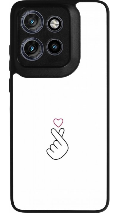 Motorola Moto S50 Case Hülle - Silikon schwarz Valentine 2024 heat by Millennials