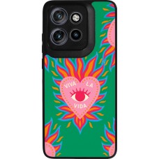 Motorola Moto S50 Case Hülle - Silikon schwarz Viva la vida 2026