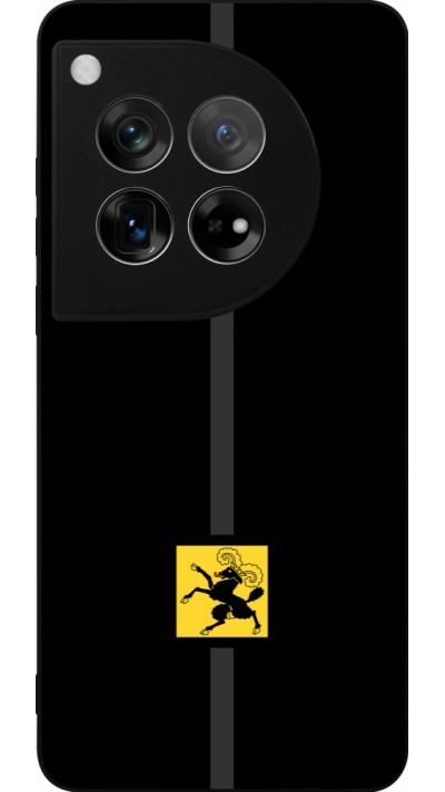 Coque OnePlus 12 - Silicone rigide noir Canton SH noir