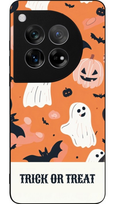 OnePlus 12 Case Hülle - Silikon schwarz Halloween 2025 Trick treat OnePlus 12 Case Hülle - Silikon schwarz Halloween 2025 Trick treat