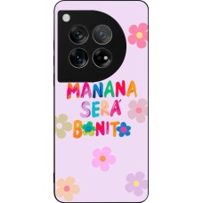 Coque OnePlus 12 - Silicone rigide noir Karol G Manana sera bonito