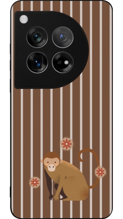 OnePlus 12 Case Hülle - Silikon schwarz Monkey with stripes OnePlus 12 Case Hülle - Silikon schwarz Monkey with stripes