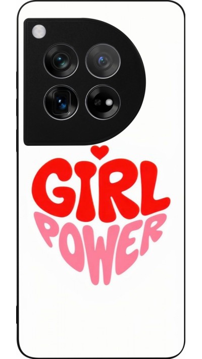 Coque OnePlus 12 - Silicone rigide noir Womens day 2026 6