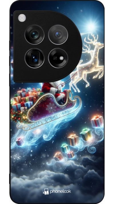 OnePlus 12 Case Hülle - Silikon schwarz Weihnachten 2023 Verzauberter Weihnachtsmann OnePlus 12 Case Hülle - Silikon schwarz Weihnachten 2023 Verzauberter Weihnachtsmann