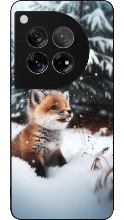 OnePlus 12 Case Hülle - Silikon schwarz Weihnachten 2023 Fuechslein Tanne OnePlus 12 Case Hülle - Silikon schwarz Weihnachten 2023 Fuechslein Tanne