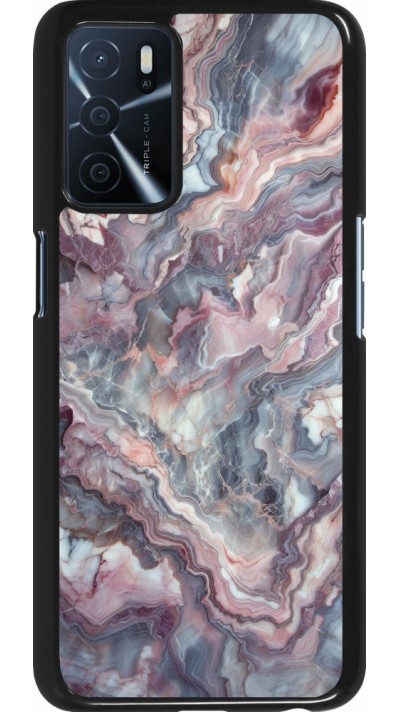 OPPO A16s Case Hülle - Violetter silberner Marmor OPPO A16s Case Hülle - Violetter silberner Marmor