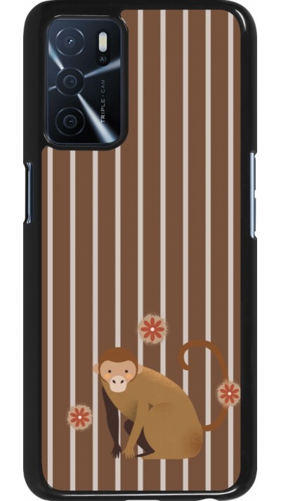 OPPO A16s Case Hülle - Monkey with stripes OPPO A16s Case Hülle - Monkey with stripes