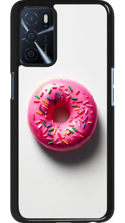 OPPO A16s Case Hülle - Weisser Hintergrund, pinker Donut OPPO A16s Case Hülle - Weisser Hintergrund, pinker Donut