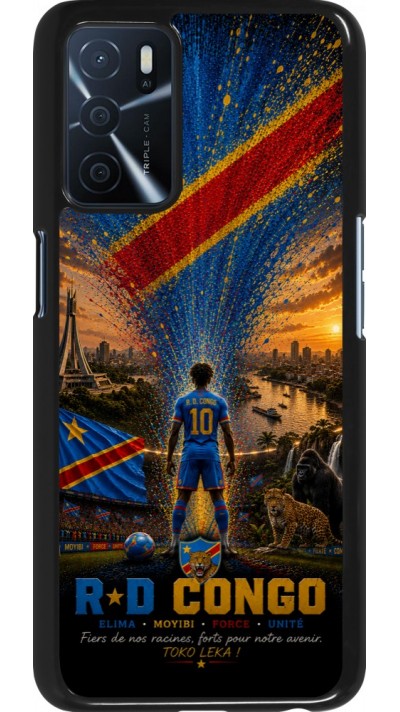 Coque OPPO A16s - Football République démocratique du Congo splash 2026
