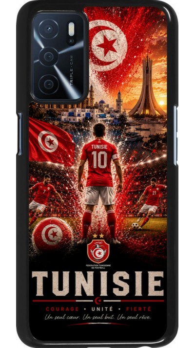 Coque OPPO A16s - Football Tunisie splash 2026