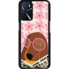 Coque OPPO A16s - Dog with newspaper Spring 2026
