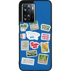 OPPO A57 5G Case Hülle - Silikon schwarz Seals of the Dominican Republic DTMF