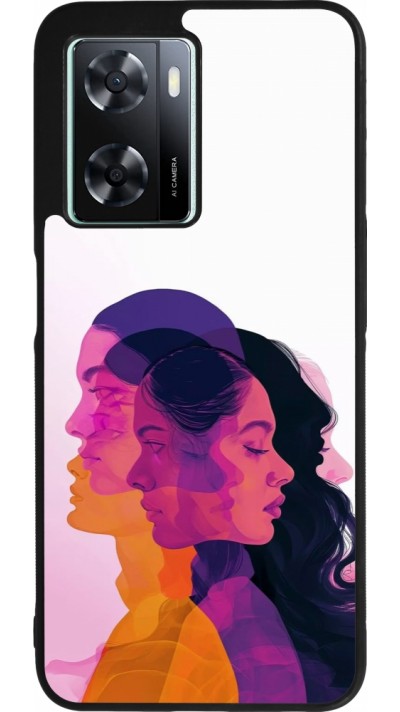 OPPO A57 5G Case Hülle - Silikon schwarz Womens day 2026 10