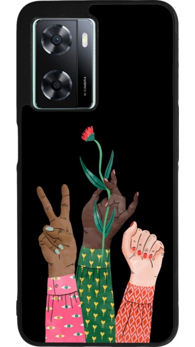 OPPO A57 5G Case Hülle - Silikon schwarz Womens day 2026 2