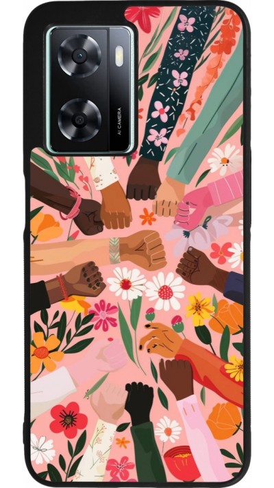 OPPO A57 5G Case Hülle - Silikon schwarz Womens day 2026 8