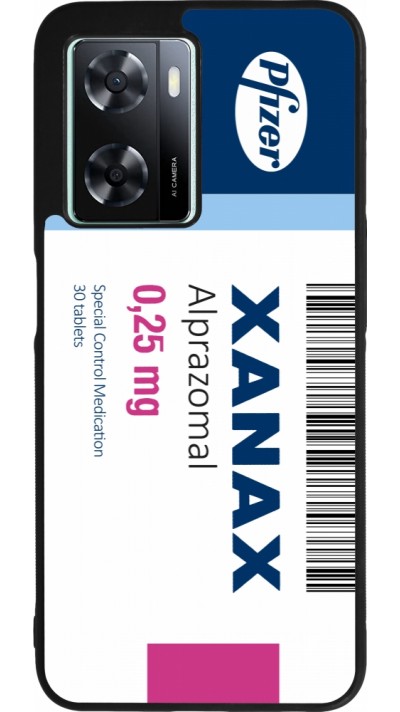 OPPO A57 5G Case Hülle - Silikon schwarz Xanax Alprazolam 2025