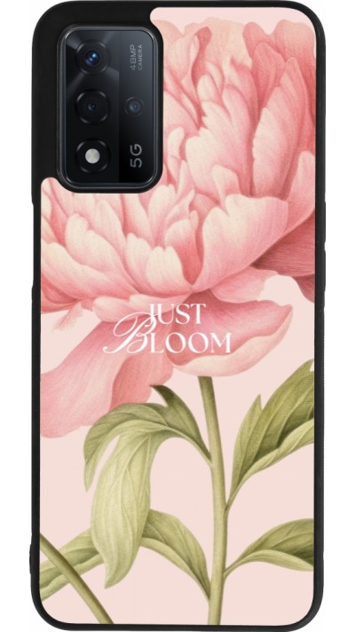 OPPO A93s 5G Case Hülle - Silikon schwarz Just Bloom Spring 2026