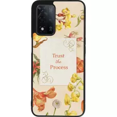 Coque OPPO A93s 5G - Silicone rigide noir Trust the process Spring 2026