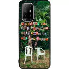 Coque OPPO F19 Pro+ - Silicone rigide noir Chairs DTMF