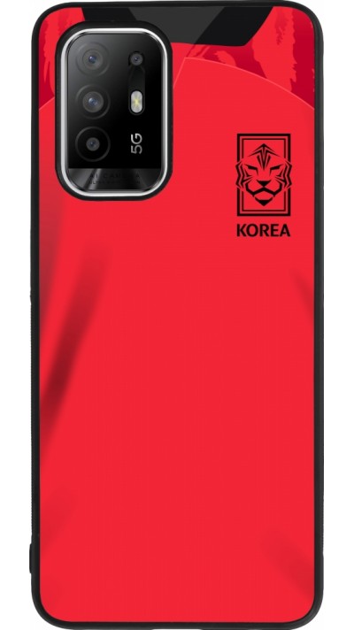OPPO F19 Pro+ Case Hülle - Silikon schwarz Südkorea 2022 personalisierbares Fussballtrikot