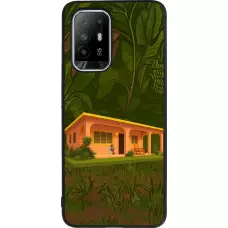 Coque OPPO F19 Pro+ - Silicone rigide noir Benitos house DTMF
