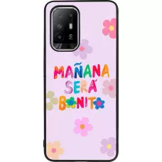 Coque OPPO F19 Pro+ - Silicone rigide noir Karol G Manana sera bonito