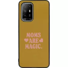 Coque OPPO F19 Pro+ - Silicone rigide noir Mom 2026 Are Magic