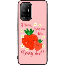 Coque OPPO F19 Pro+ - Silicone rigide noir Mom 2026 Berry best