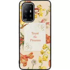 Coque OPPO F19 Pro+ - Silicone rigide noir Trust the process Spring 2026