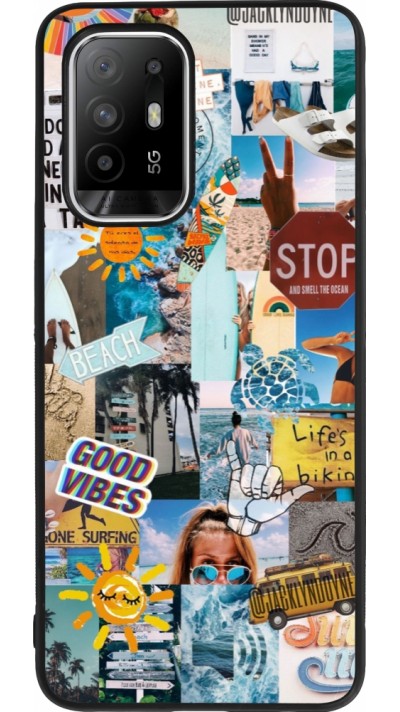 OPPO F19 Pro+ Case Hülle - Silikon schwarz Summer 2021 15