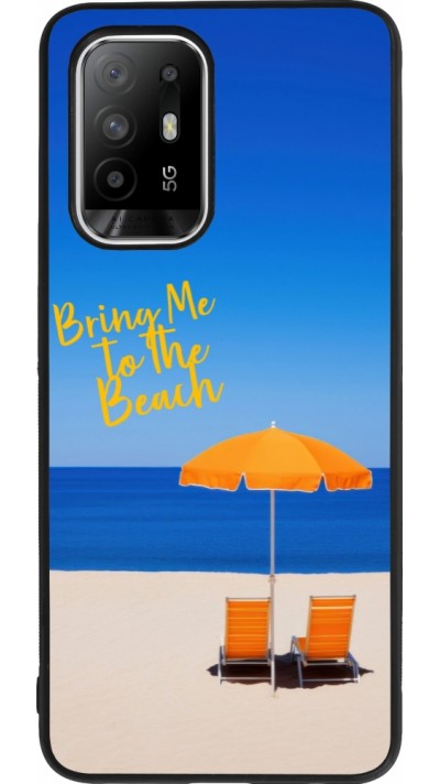 OPPO F19 Pro+ Case Hülle - Silikon schwarz Summer 2025 Bring me to the beach