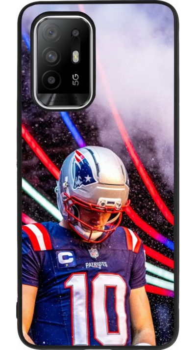 OPPO F19 Pro+ Case Hülle - Silikon schwarz Super Bowl 26 Patriots 3